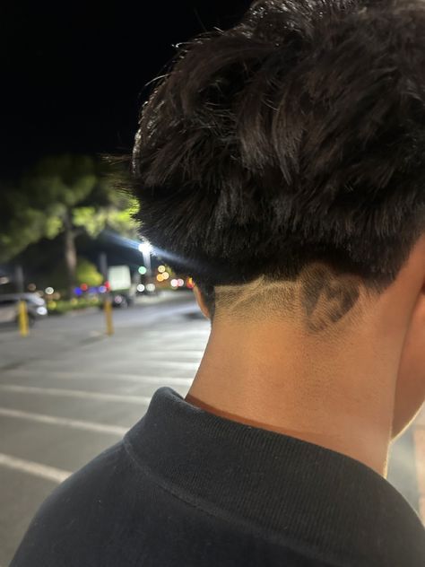 Taper Fade With Initial Design, K Initial Haircut, A Initial Haircut Design, Initial Haircut, Edgar Cut Hair, Undercut Ideas, Boyfriend Hair, Fade Haircut Designs, Low Taper Fade Haircut