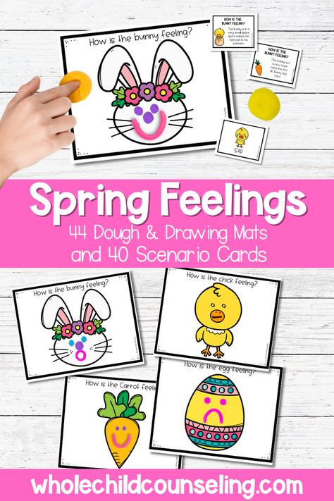 Easter Counseling Activities and Spring Social Emotional Learning Lessons