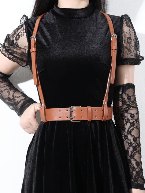 Belt Suspenders, Harness Belt, Suspenders, New Collection, Belts, Pu Leather, Women's Fashion, Women Accessories, Buckle