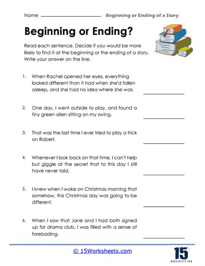 Story Beginnings, Story Worksheet, Three Act Structure, How To Begin A Story, Holiday Science, Kindergarten Social Studies, Storytelling Techniques, Story Structure, Reading Worksheets