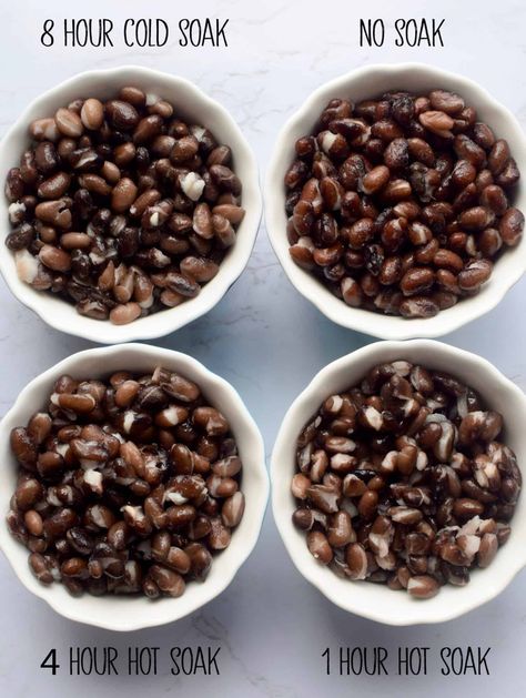 Guide to Cooking Dry Beans, Part 1: To Soak or Not to Soak Fast Soak Dry Beans, Soaking Dry Beans, Soaking Black Beans, Soak Beans Overnight How To, How To Soak Beans Overnight, Soaking Beans Overnight, How Long To Soak Beans, Quick Soak Dry Beans, Soak Black Beans