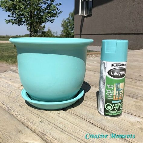 Concrete Planters Diy, Planter Makeover, Old Pots, Spray Paint Plastic, Planters Diy, Diy Planter, Painted Plant Pots, Bubble Painting, Plastic Plant Pots