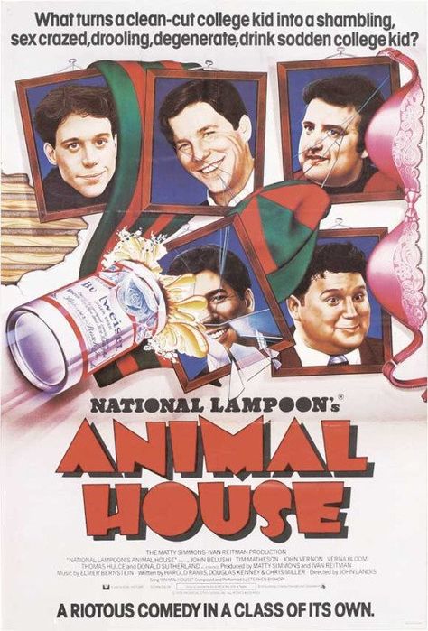 National Lampoon's Animal House, Tim Matheson, Comedy Movies Posters, Best Movies List, Classic Movie Posters, National Lampoons, Original Movie Posters, Good Movies To Watch, Lobby Cards