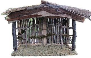 dk Art and Stuff: Creche How-To Make a Nativity Stable Creche Ideas, Living Nativity, Rustic Nativity, Nativity Scene Diy, Nativity Scene Display, Nativity Creche, Nativity Stable, Outdoor Nativity, Christmas Manger