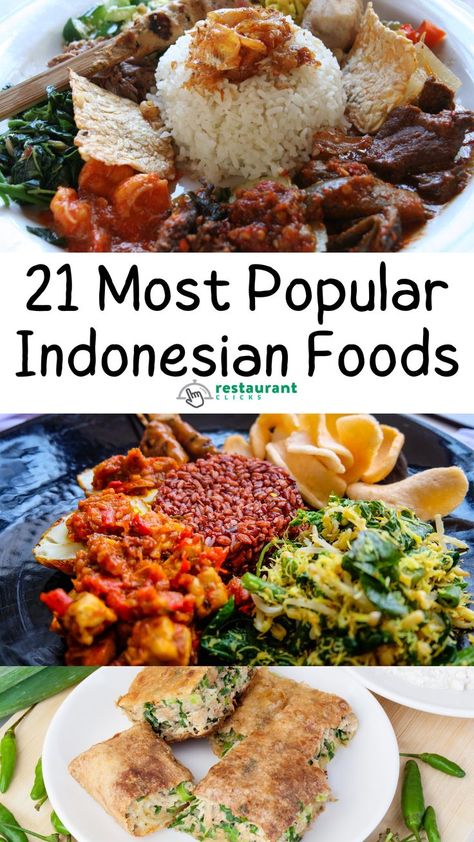 Coffee isn’t the only culinary gift Indonesia has to offer. Its tropical and coastal topography and diverse cultural practices bestow countless delicious dishes. Here is a list of the most popular Indonesian foods to whet your appetite. Indonesian Food Traditional, Food Types, Traditional Dishes, Best Comfort Food, Food Experiences, Delicious Dishes, Vegetarian Recipes Dinner, Indonesian Food, Vegetarian Dinner