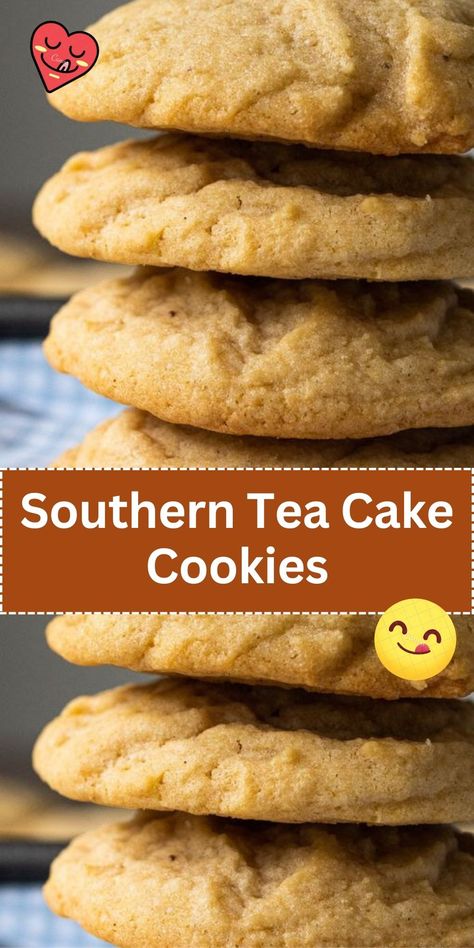 Transport yourself to the South with our Southern Tea Cake Cookies. A classic, soft cookie that pairs perfectly with a cup of tea. 12 Tomatoes Southern Tea Cake Cookies, Cookies Made With Tea, Tea Cake Cookies Southern Style, Easy Tea Cakes Recipe, English Tea Cookies Recipe, Southern Tea Cake Cookies, Tea Cake Cookie Recipe, Old Fashioned Tea Cakes, Tea Cookies Recipe