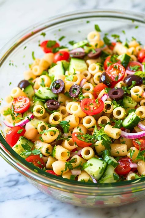 Ditalini Pasta Salad - Insanely Good Ditalini Pasta Salad Recipes, Tortalini Pasta Salads, Ditalini Pasta Salad, Ditalini Pasta Recipes, Recipes With Ditalini Pasta, Picnic Pasta Salad, Creamy Dijon, Beef Fried Rice, Dijon Dressing