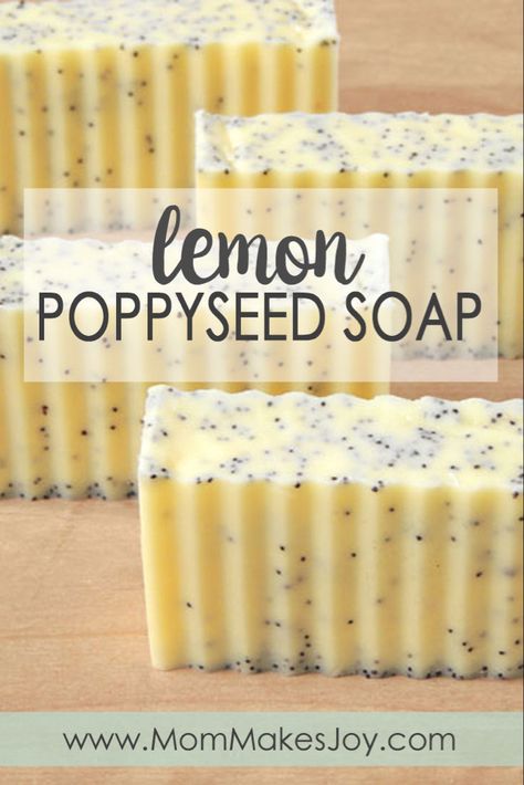 Soap Without Lye, Poppy Seed Soap, How To Make Soap, Diy Soap Bars, Easy Soap Recipes, Savon Diy, Diy Soap Recipe, Lye Soap, Săpunuri Handmade