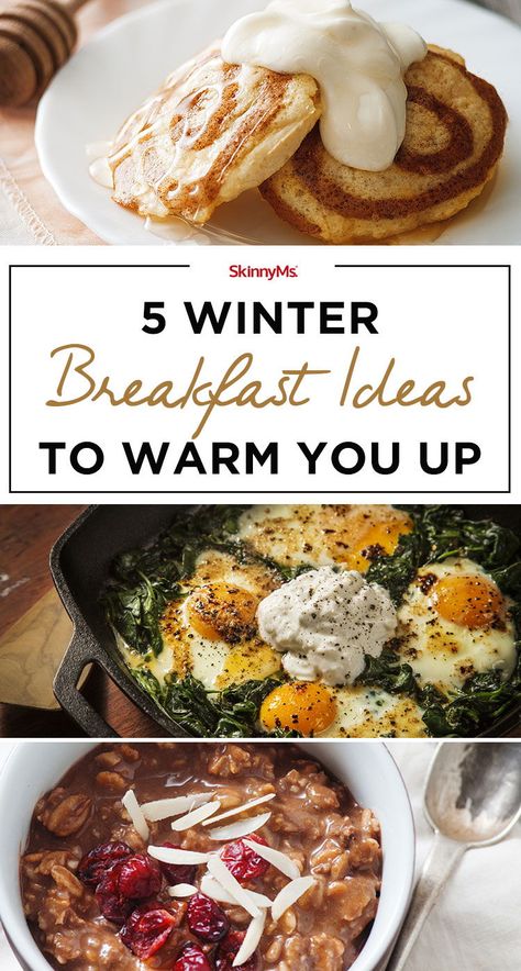 When the weather gets chilly, getting out of bed can be tough. But knowing you have one of these satisfying and tasty winter breakfast dishes waiting in the kitchen will make it easier! Winter Breakfast Ideas, Pumpkin Cravings, Winter Breakfast, Winter Warmers Recipes, Winter Dishes, Warm Breakfast, Breakfast Food List, Fruit Breakfast, Recipes Breakfast