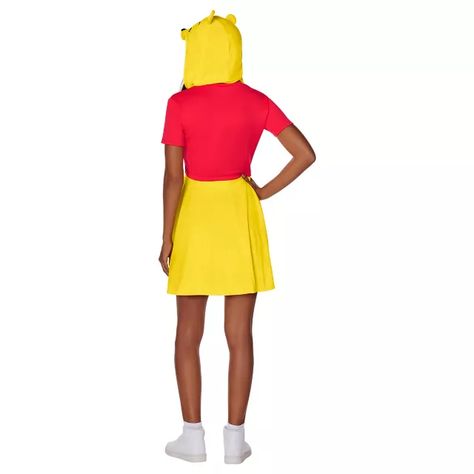 Adult Winnie the Pooh Dress Costume - Spirithalloween.com Winnie The Pooh Dress, Pooh Dress, Sweet As Honey, Hundred Acre Woods, Dress Costume, Costume Dress, The Cutest, Winnie The Pooh, Halloween Costumes