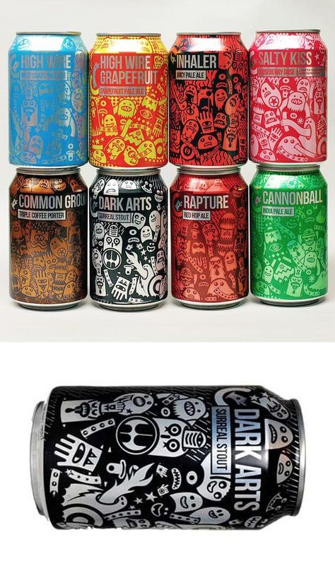 Magic Rock Brewery Beer Label Art, Beer Branding Design, Craft Beer Label Design, Beer Pack, Craft Beer Design, Beer Bottle Design, Craft Beer Packaging, Beer Branding, Beer Packaging Design