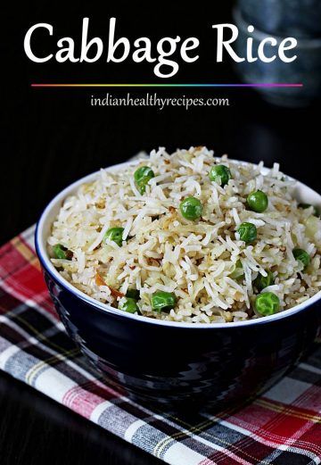 Cabbage Rice Recipes, Rice Paratha, Cabbage Recipes Indian, Cabbage Fried Rice, Cabbage Fried, Rice Healthy, Cabbage Rice, Indian Rice Recipes, Arroz Frito