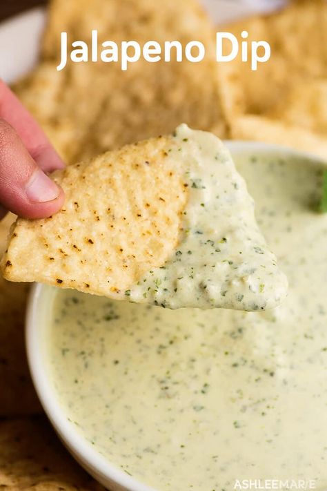 Jalapeno Dip Recipes, Cilantro Ranch, Creamy Jalapeno Dip, Jalapeño Dip, Summer Dip, Jalapeno Dip, Creamy Jalapeno, Eat Enough, Party Dip Recipes