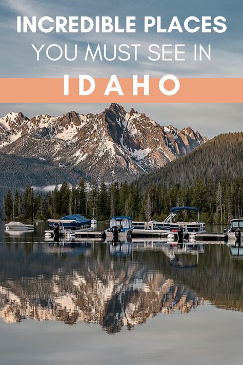 17 beautiful places you must see in Idaho. It's not called the 'Gem State' for no reason! Southern Idaho Attractions, Idaho Scenery, Idaho Panhandle, Wyoming Camping, Explore Idaho, Idaho Vacation, Idaho Adventure, Visit Idaho, Idaho Travel