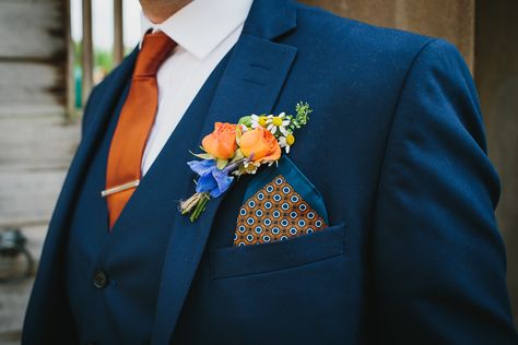 Navy Suit Blue Shirt, Navy Suit Brown Shoes, Navy Suit Tie, Cornflower Blue Bridesmaid Dresses, Navy Groomsmen Suits, Dark Navy Suit, Navy Suit Wedding, Pocket Square Wedding, Grey Suits