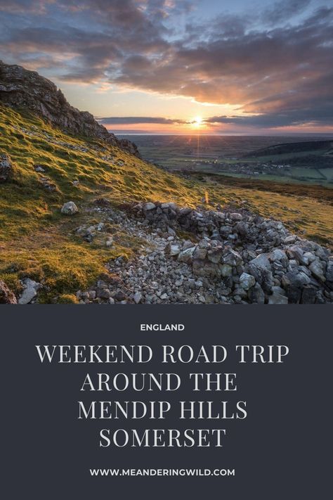 Mendip Hills, Somerset Levels, Weekend Road Trip, Glastonbury Tor, Somerset West, Midsomer Murders, Weston Super Mare, Slow Travel, Channel Islands