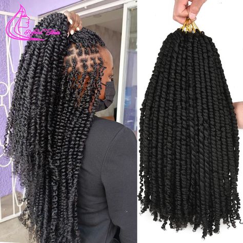 Mini Twists With Extensions, Synthetic Braiding Hair, Crochet Hair Extensions, Spring Twists, Braids Hairstyles Pictures, Crochet Braids Hairstyles, Braid In Hair Extensions, Braiding Hair, Crochet Hair