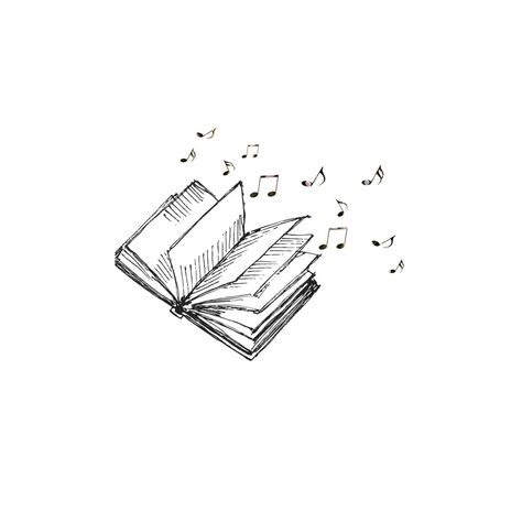 Music Book Tattoo, Music Tattoo Designs Piano, Book Music Tattoo, Music Saved My Life Tattoo, Book And Music Tattoo, Music Flash Tattoo, Theater Tattoo Ideas Small, Pua Tattoo, Music Flash Tattoos