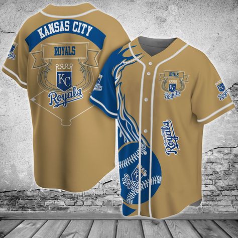 Kansas City Royals MLB Baseball Jersey Shirt Classic_5635 Check more at https://gizapo.com/product/kansas-city-royals-mlb-baseball-jersey-shirt-classic_5635/ College Baseball Jersey With Moisture-wicking Crew Neck, Kansas City Royals Jersey, Throwback Team-colored Cotton Baseball Jersey, Cheap Men's Moisture-wicking Baseball Jersey, Jersey Bedding, Affordable Men's Moisture-wicking Baseball Jersey, Baseball Jersey Shirt, Kc Royals, Kansas City Royals