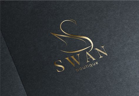 Shine Logo Design, Swan Logo Design, Sp Logo, Shine Logo, Paper Swan, Swan Tattoo, Minimal Drawings, S Logo Design, Dancing Drawings