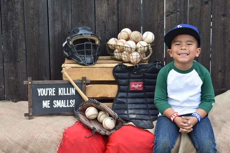 Steven's Sandlot 5th Birthday | CatchMyParty.com Sandlot Photoshoot, Sandlot Birthday Party, Sandlot Birthday, Dodgers Birthday Party, Photoshoot Boy, Baseball Theme Birthday, Baseball Baby Shower Theme, 7th Birthday Party Ideas, Baseball Theme Party