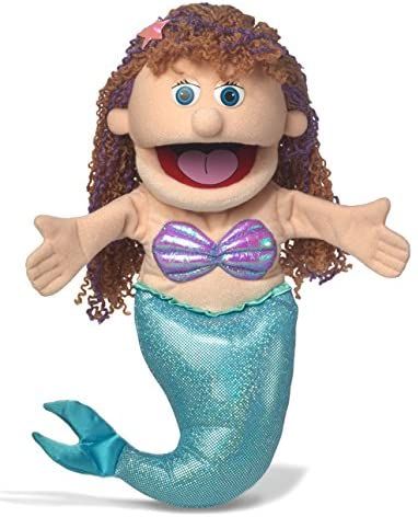 Mermaid, Hand Glove Puppet, 40cm : Amazon.co.uk: Toys & Games Mermaid Puppet, People Puppets, Girl Puppets, Bird Puppet, Monkey Puppet, Monster Puppet, Glove Puppets, Silly Puppets, The Puppet