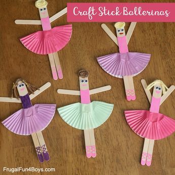 Ballerina Craft, Ballet Crafts, Shoes Fun, Craft Sticks, Aktivitas Montessori, Popsicle Stick Crafts, Cupcake Liners, Fun Craft, Camping Crafts