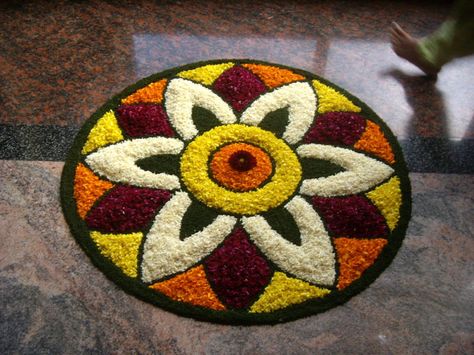 25 Most Beautiful Pookalam Designs for Onam Festival | Read full article: http://webneel.com/pookalam-designs-onam | more http://webneel.com/greeting-cards | Follow us www.pinterest.com/webneel Rangoli Decoration, Onam Pookalam Design, Pookalam Design, Simple Flower Rangoli, Rangoli Designs Simple Diwali, Rangoli Simple, Easy Rangoli Designs Diwali, Simple Flower Design, Rangoli Designs Latest