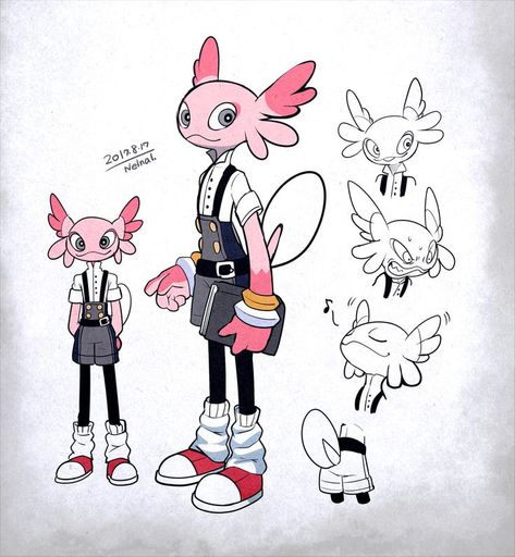 Nelnal@グッコミ東6-G30合同 sur Twitter : "https://t.co/MGCMNAe54M" | Fantasy character design, Character design inspiration, Character art Axolotl Drawing Reference, Axolotl Oc Drawing, Axolotl Oc Art, Axolotl Fursona, Axolotl Character Design, Character Design Inspiration Concept Art, Axolotl Character, Axolotl Oc, Cartoon Axolotl