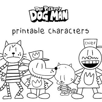 Dog Man Trunk Or Treat, Dog Man Bulletin Board, Dogman Book Activities, Dogman Coloring Pages, Dog Man Drawing, Dog Man Coloring Pages, Dogman Book Character, Dog Man Comic, Dog Man Activities