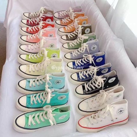 Boty Converse, Converse Collection, Cute Converse Shoes, Mode Converse, Cute Converse, Trendy Shoes Sneakers, Preppy Shoes, Pretty Shoes Sneakers, Shoes Outfit Fashion