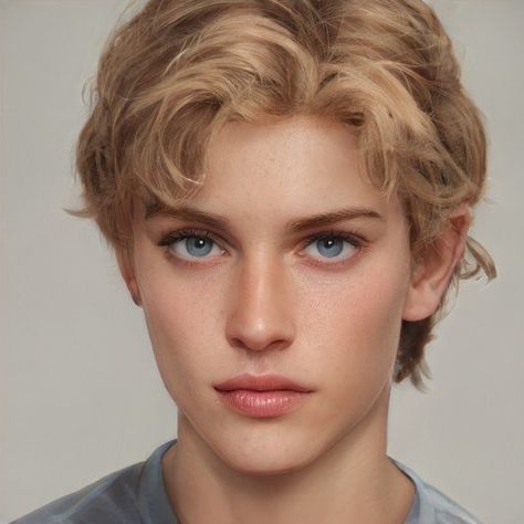 Face Claims Artbreeder, Character Artbreeder, Artbreeder Boy, Artbreeder Characters, Realistic Digital Art, Men Blonde Hair, Boy Sketch, Dr Face, 얼굴 그리기