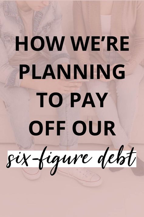 One of the first things my husband and I did when we got married was come up with a plan to get out of debt - six figures of debt, that is. Debt can be suffocating, and we wanted to make a plan to pay it off as soon as possible to become debt-free quickly. In this post, I’m sharing how we’re planning to pay off six figures of debt in just a handful of years - and how you can do it too using either the debt snowball or debt avalanche! #debtpayoff #debtfree #personalfinance #moneytips Debt Avalanche, Credit Debt, Eliminate Debt, Six Figures, We Got Married, Debt Snowball, Budget Ideas, Out Of Debt, Student Loan Debt