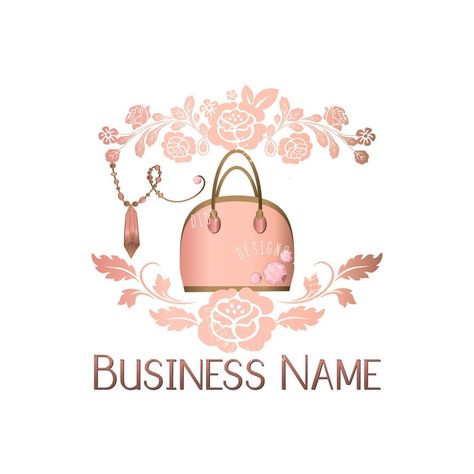 Bag Logo Ideas, Bags Logo Design Ideas, Bag Logo Design, Bag Branding, Bag Brand Logo, Jewel Logo, Lip Logo, Jewelry Logo Design, Business Car