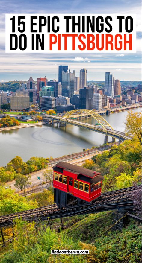 Planning a trip to Pittsburgh Pennsylvania and looking for inspiration? Here you can read about 16 of the best things to do in Pittsburgh PA| Pennsylvania attractions| Romantic things to do in Pittsburgh couples will love #pittsburgh #pennsylvania #usa #travel Things To Do In Pittsburgh, Pittsburg Pa, Visit Pittsburgh, Pittsburgh Skyline, Pennsylvania Travel, Weekend Humor, Steel City, Free Things To Do, United States Travel