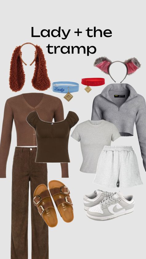 Lady and the tramp Halloween costume for duos Lady And The Tramp Costume, Halloween Themed Party Food, Disney Duos, Halloween Parejas, Duo Costumes, Couples Halloween Outfits, Cute Couple Halloween Costumes, Disney Bound Outfits, Halloween Costumes Friends