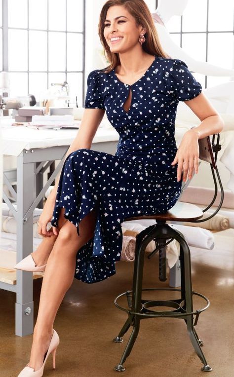 Eva Mendes Collection, Trendy Business Casual, Eva Mendes, Business Casual Dresses, Street Style Outfit, Elegant Outfit, Work Fashion, Womens Fashion Trends, Primavera Estate