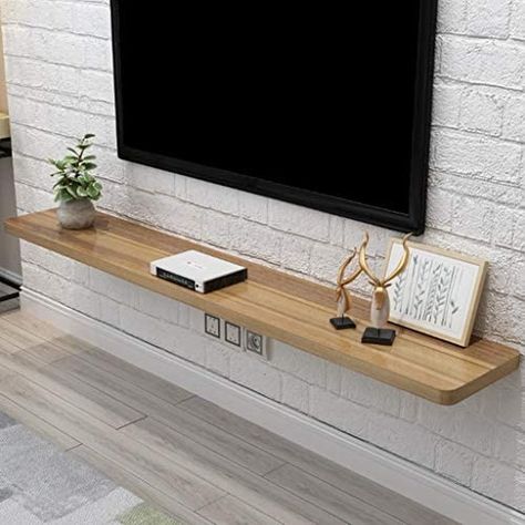 Tv Console Shelves, Console Shelves, Minimalist Tv Cabinet, Tv Stand Minimalist, Tv Shelves, Floating Shelf Wall, Shelves For Living Room, Shelves Modern, Floating Shelves Living Room