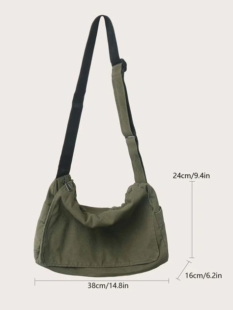 High School Students University Freshman multifunctional sling bag shoulder bag casual bag Men Minimalist Flap Canvas Messenger Bag, Handbag Schoolbag For Travel,College,Outdoors,Sports,Commute | SHEIN USA University Freshman, Casual Sling Bag, University Bag, Canvas Sling Bag, Crossbody Bags For Travel, Shoulder Sling, School Accessories, College Bags, Canvas Messenger Bag