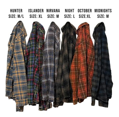 PICK ONE Super Soft Acid Washed Flannel Shirt Unisex Men Women Plaid Button Down Cotton Stone Wash 90s Grunge Flannel Shirt - Etsy 90s Flannel Outfits Grunge, Grunge Man Outfit, Mens 90s Grunge, 90s Grunge Style Men, Flanel Outfit Aesthetic, Plaid Shirt Outfits Men, Grunge Fits Men, 90s Grunge Outfits Men, Rock Tees Outfit