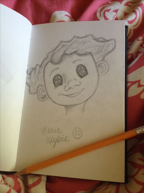 (Other Wybie) Coraline-- by: bethydraws Coraline Jones Drawing, Coraline Sketch Easy, Coraline Other Mother Drawing, Coraline Drawing Easy Step By Step, Coraline Easy Drawings, Wybie Coraline Drawing, Wybie Drawing, Coraline Art Drawings, Caroline Drawing