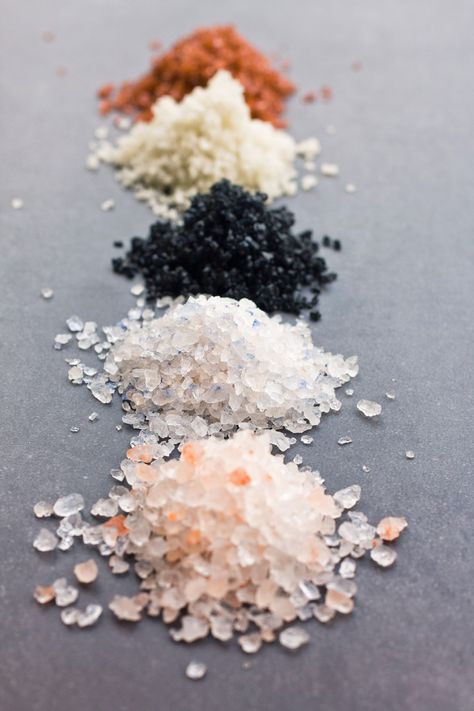 Beyond Maldon: 6 Salts—From Japanese Hana Flake to Alderwood Smoked—That Will Transform Your Food | Vogue Salt Aesthetic, Flavored Salts Recipes, Animal Reiki, Gourmet Salt, Flavored Salts, Food Infographic, Salt Of The Earth, No Salt Recipes, Cleansing Crystals