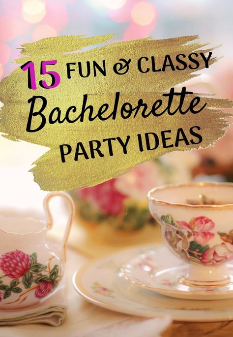 15 Bachelorette Party Ideas for a Fun & Classy Weekend - The Swag Elephant Bachelorette Party Ideas Classy, Classy Bachelorette Party Ideas, Classy Bachelorette Party Decorations, Bachelorette Party Ideas Girl Night, Classy Bachelorette, Bachelorette Party Activities, Bachelorette Brunch, Classy Bachelorette Party, Lingerie Shower