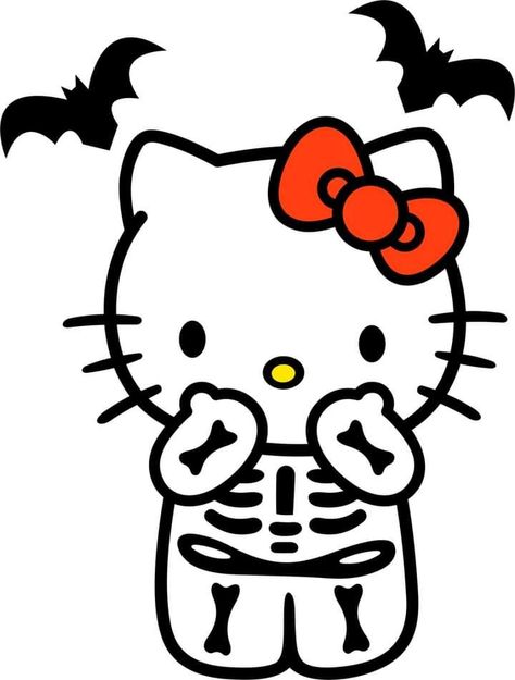 Hello Kitty Halloween Wallpaper, Tapeta Hello Kitty, Helloween Wallpaper, Halloween Wallpaper Cute, Charmmy Kitty, Hello Kitty Images, Hello Kitty Coloring, Kitty Drawing, Hello Kitty Cartoon