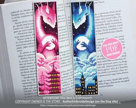 AuthorEmbroideDesign - Etsy Canada Cross Stitch Dragon Bookmark, Cross Stitch Dragon, Mandala Bookmark, Bookmark Cross Stitch, Dragon Bookmark, Cross Stitch Bookmark, Cross Stitch Quotes, Seed Bead Crafts, Halloween Cross Stitch Patterns