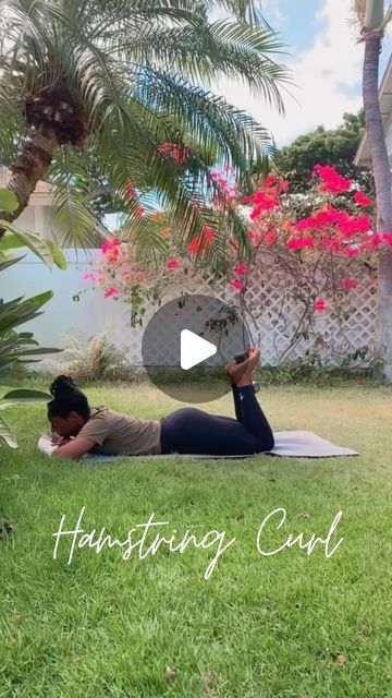 Salome Suttles ~ Lo-Key Fit on Instagram: "Targeting your hamstrings at home IS possible!

Don’t skip strengthening your hamstrings just because you’re not at the gym. Strong hamstrings can help relieve knee pain, make day to day activities easier, and help boost your power in other exercises!

How-to:

1.  Lie down on the floor on your stomach, legs straight and one foot on either side of a dumbbell that is standing up.

2.  Squeeze the weight between the inner part of your feet and bend your knees to lift it just off the floor.

3.  Bend your knees and slowly bring your heels up toward your glutes, keeping the bottoms of your feet facing up and your feet flexed.

4.  Slowly lower the weight back down and repeat.

A few form tips:
As you’re curling the weight up, press your hips into the Hamstring Exercises At Home, Hamstrings At Home, Strong Hamstrings, Hamstring Exercises, Next At Home, Hamstring Muscles, Hamstring Workout, Hamstring Curls, Exercises At Home