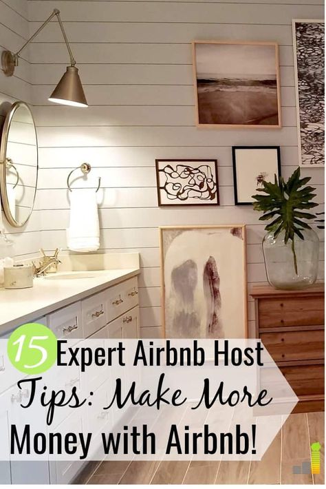 This Airbnb host checklist describes what to do to list your property. Our list of 15 Airbnb host tips helps your property stand out and get more listings. Airbnb Suite Ideas, Boho Airbnb Ideas, Airbnb Outdoor Ideas, Decorating An Airbnb, Ski Home Decor, Cute Airbnb Ideas, Airbnb Staging Ideas, Vrbo Host Tips, Tiny Airbnb