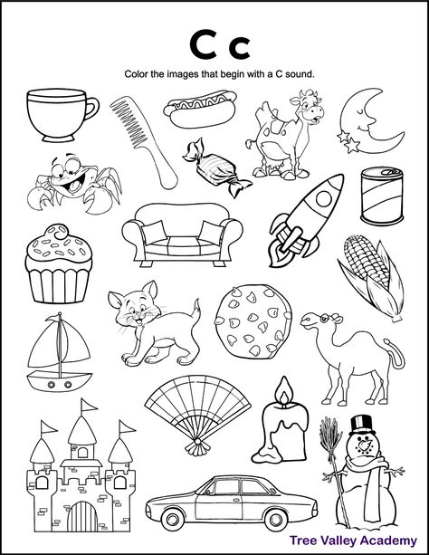 Letter C Worksheets For Preschool Free, Letter C Kindergarten Activities, A Is For Worksheet, C Sound Worksheet, Letter C Worksheets For Kindergarten, Letter C Activities For Kindergarten, C Worksheets Preschool, C Is For, C Letter Images