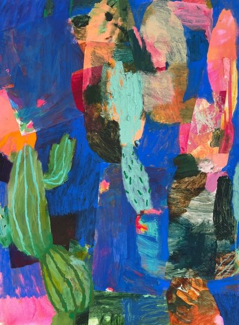 Art by Kate Owen | Artwork Archive Kate Owen, Vibrant Paintings, Faraway Tree, Greenhouse Interiors, Afraid Of The Dark, Tablecloth Fabric, Little Red Riding Hood, Australian Artists, Abstract Artists