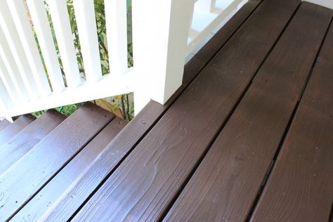 Behr padre brown solid Deck Stains, Rustic Remodel, House Steps, Deck Stain Colors, Deck Landscaping, Deck Restoration, Deck Stain, Deck Pool, Deck Makeover